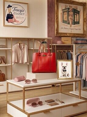 Kate Spade New York Kyra Arbour Hill Tote Crossbody Red Pink